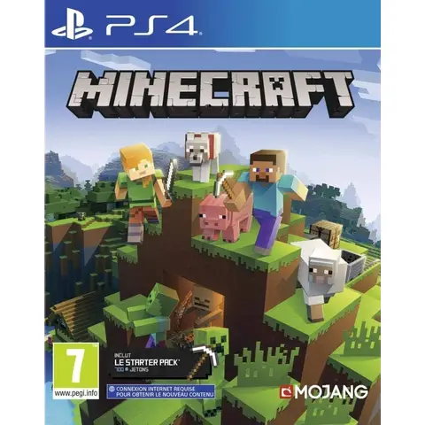 Sony PlayStation Minecraft Starter Collection Refresh PS4 - Version physique avec CD en français - 1 joueur - PEGI 7