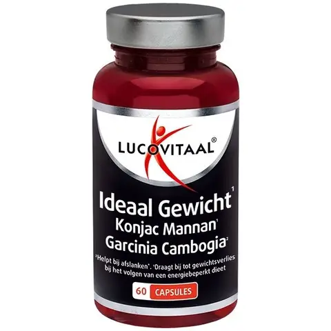 Lucovitaal Ideaal Gewicht Konjac Mannan Garcinia Cambogia 60 capsules