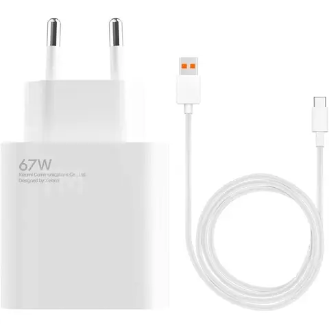 Xiaomi 67W Ladegerät HyperCharge Combo (USB-A) + USB-C Kabel