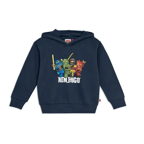 LEGO NINJAGO Sweat à capuche - LWSIAN 111 bleu marine 128