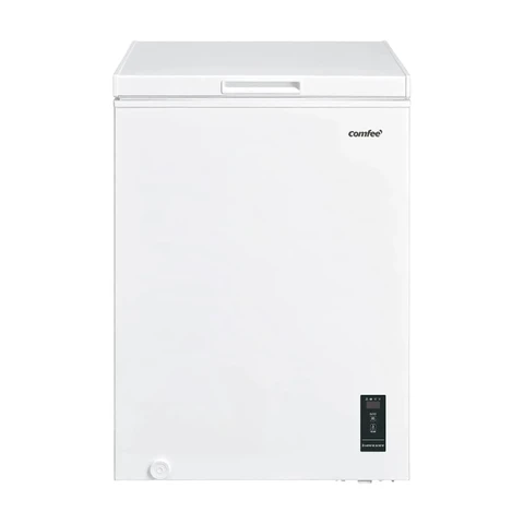 Comfee RCC100WH2(E) Gefrierschrank / 169 kWh / Jahr / 85 cm hoch / 99 L / 38 dB / Niedriges Volumen / Hochleistungs-D-Rohr / Geeignet für verschiedene Anwendungsszenarien / Einstellbarer Temperaturregler / [Energieeffizienzklasse E]