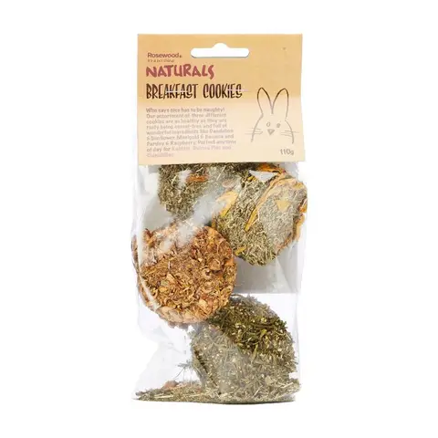 Rosewood Naturals Breakfast Cookies Small Animal Treats, 110g