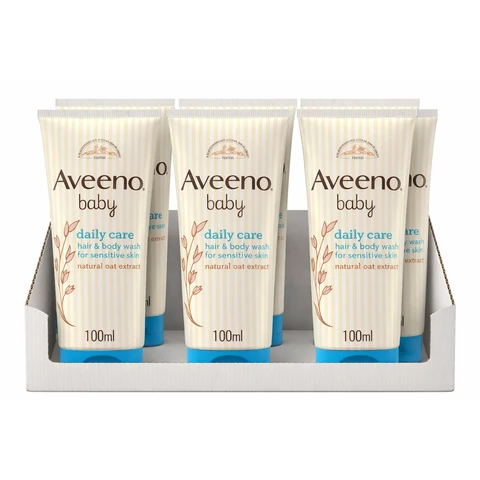 AVEENO Baby Daily Care Hair & Body Wash 100ml - Case Pack of 6
