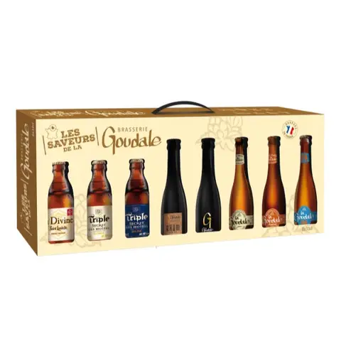 LA GOUDALE Coffret Les Saveurs de la Brasserie Goudale - Lot de 8 x 33 cl