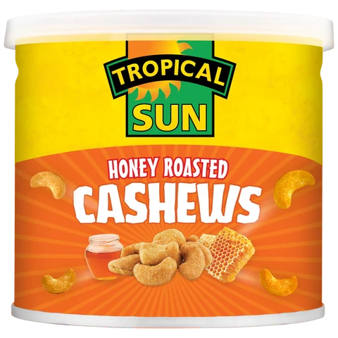 Tropical Sun Honey Roasted Cashew Nuts 140g