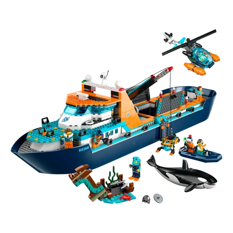 Lego 60368 City Het poolonderzoeksschip