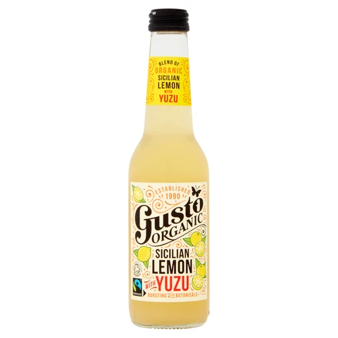 Gusto Fairtrade Organic Sicilian Lemon with Yuzu 275ml
