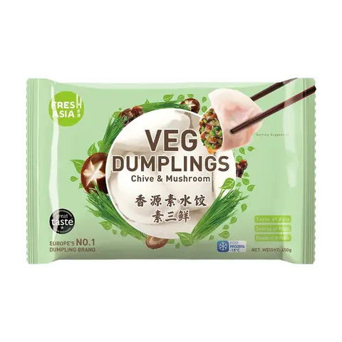 FRESHASIA Chive & Mushroom Dumplings 450g/pack