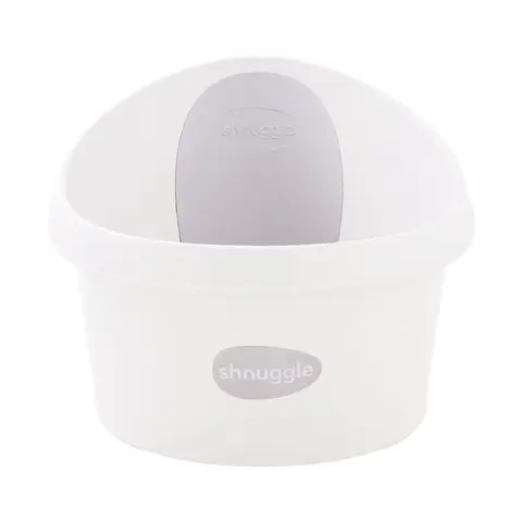 Shnuggle Toddler Bath White/Grey