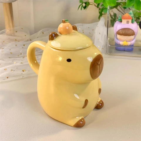 Huacan Cartoon Capybara Cup Home Use Mug