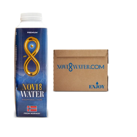 Novi8 water 12 x 500 ml 【officiële waterleverancier voor PSV, AJAX en AZ】