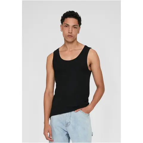 Urban Classics 2er-Pack nahtloses Tanktop schwarz M