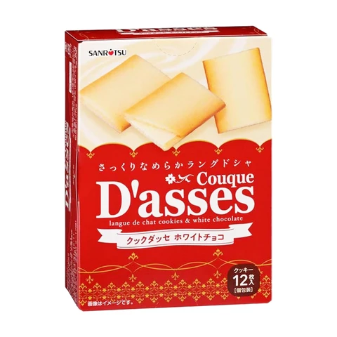SANRITSU Couque Dasses Witte Chocolade