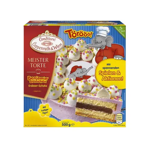 Coppenrath & Wiese Meistertorte Benjamin-Blümchen Erdbeer-Schoko  500 g