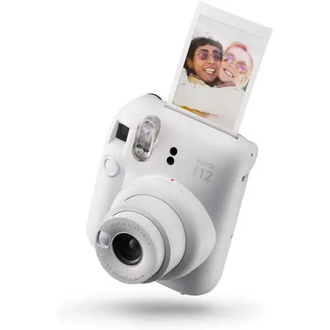 FUJIFILM Instant Camera Instax Mini 12, 60mm, Clay White