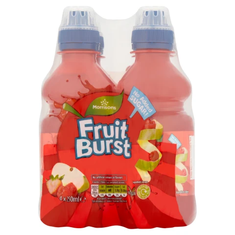 Morrisons No Added Sugar Summerfruits Juice 4x250ml