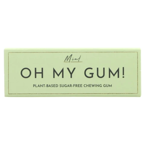 Oh My Gum! Plant Based Mint Chewing Gum - 19G