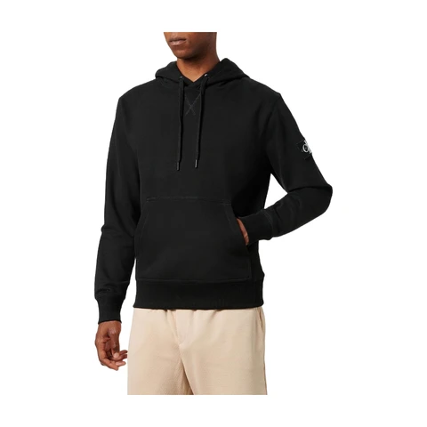 Calvin Klein Badge Hoodie - Black M