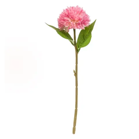 Candlelight Artificial Chrysanthemum Flower Stem Pink 42cm