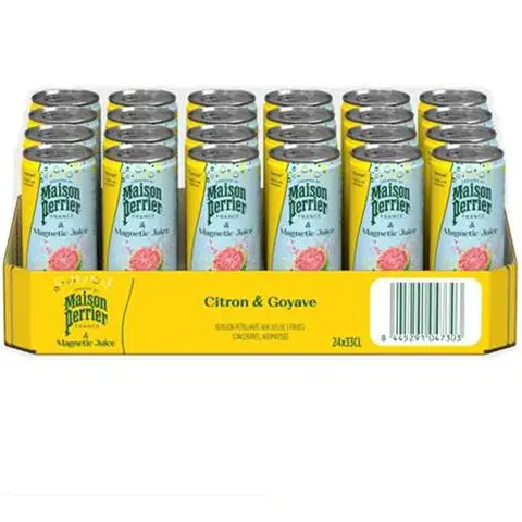 Pack de Canettes Fines MAISON PERRIER Citron & Goyave 24x330ml