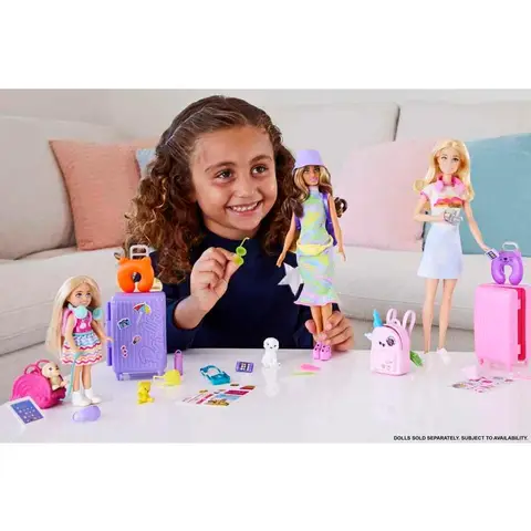 Barbie Chelsea Doll and Accessories Travel Set