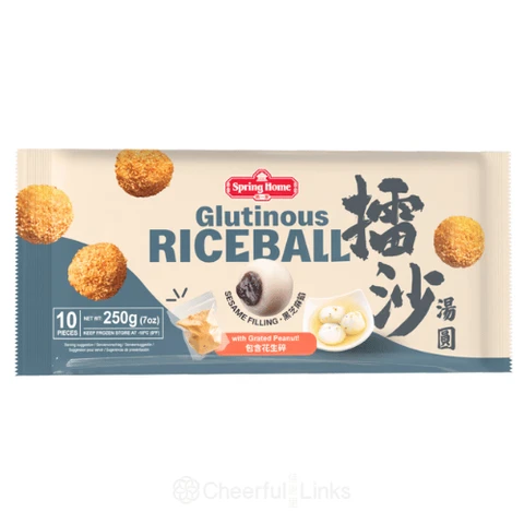 Spring Home TYJ Glutinous Rice Balls with Peanut & Sesame Filling - 250g