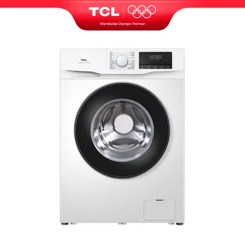 TCL Wasmachine Slim, 6 kg, Slechts 45cm Diep met BLDC Omvormermotor, Stoomwas, Snelwas 15 min, Automatische Gewichtsherkenning, Kleding Toevoegen [Energieklasse B] FF1006WB0