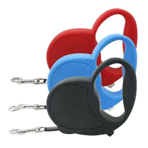 NOBLEZA Automatische Hundeleine für Hunde bis 35 kg, 5 m zufällige Farbe