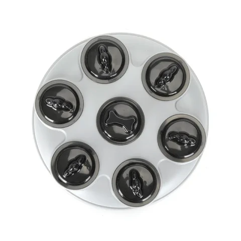 Nobleza Exklusives Intelligenzspielzeug für Haustiere Grau L23,5xB23,5xH7,2cm 1 Stück für Hunde