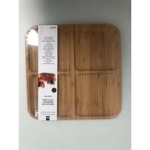 Serveerschaal met 4 vakken