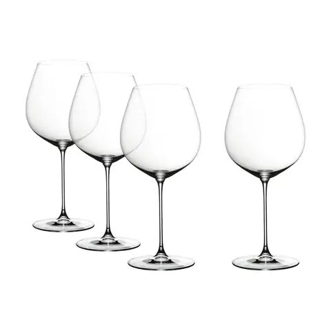 RIEDEL Veritas Alte Welt Pinot Noir Glas - Kristallglas - 770ml (26oz) - 4-teiliges Set, Spülmaschinenfest