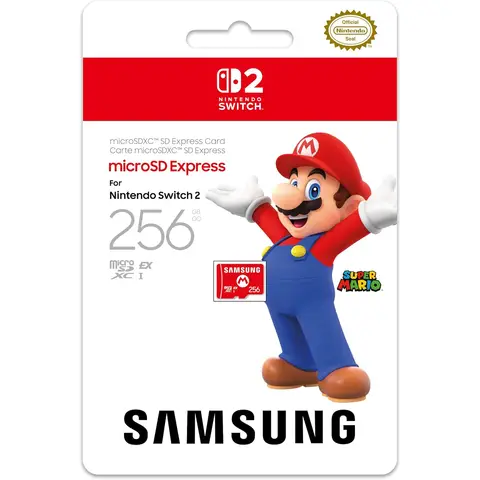 Samsung MicroSD Express Memory Card for Nintendo Switch 2 - 256GB