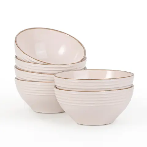 Richmount 6 Gewindeschalen mit Sesamglasur - Hellrosa