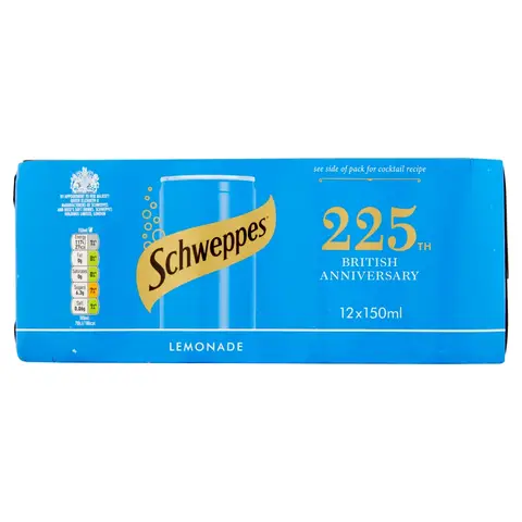 Schweppes Original Lemonade 12 X 150ml