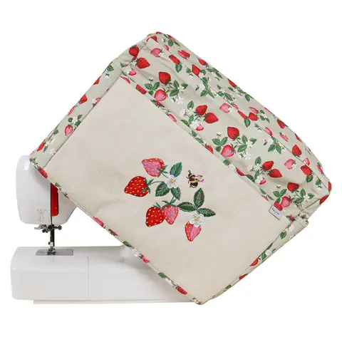 Hobby Gift Sewing & Embroidery Machine Cover - Strawberries - 33.5 x 44 x 21cm