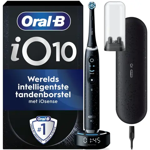 ORAL-B IO 10 SERIES Elektrische Tandborstel ZWART 1 stuk