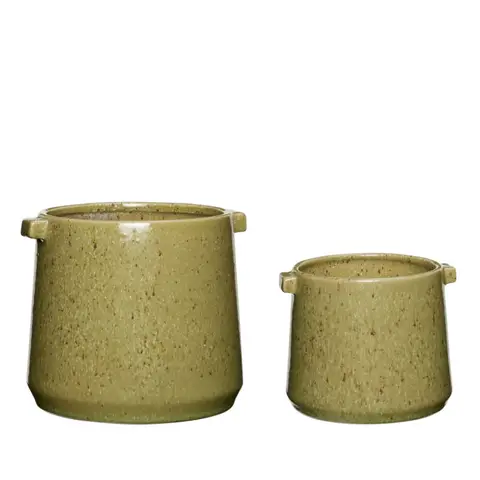 Ensemble de Pots Vibe Vert (lot de 2)
