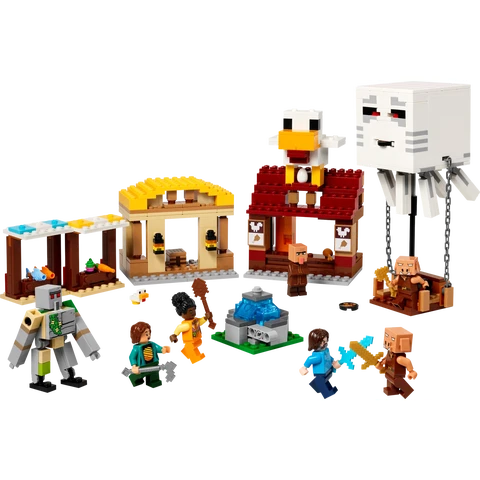 LEGO Minecraft 21273 De aanval van het dorp van de Ghast-ballonset