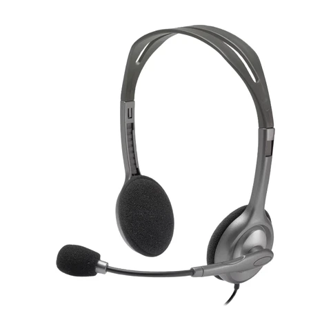 Logitech H110 Headset mit Rauschunterdrückung 3,5mm Laptop-Kopfhörer