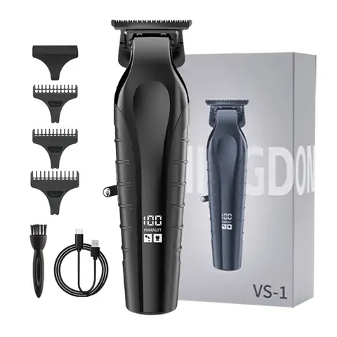 Komingdon Electric Hair Clipper VS-1 Cross-border Electric Pusher USB Oil Head Carving Scissor Barber Shop Trimmer