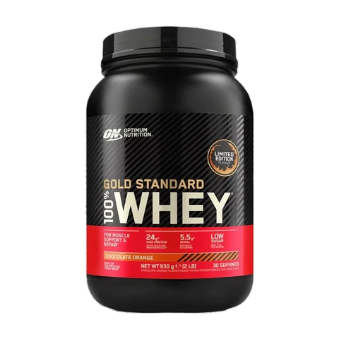 Optimum Nutrition Gold standard 100% whey 930 g chocolade sinaasappel