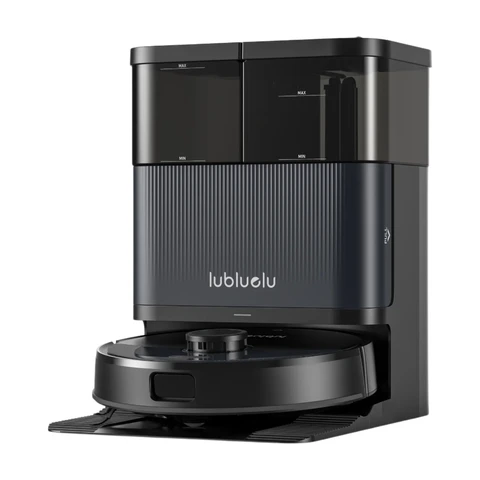 Lubluelu S1000 Aspirateur robot LiDAR avec serpillière, station tout-en-un, 10 000 Pa, 55 dB, contrôle via application, idéal pour les poils d’animaux, tapis et sols durs