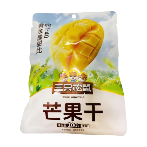 Three Squirrels Dried Mango Original Flavor 100g/bag