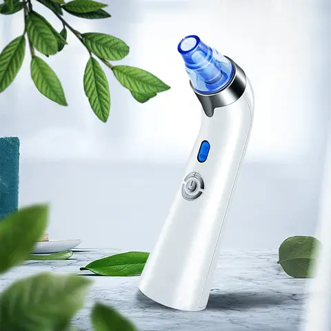 Blackhead Remover Vacuum, Electric Pore Cleaner with 5 Adjustable Suction Power, USB Rechargeable Acne Comedone Extractor Tool with 4 Replaceable Probes and LED Display for Men & Women