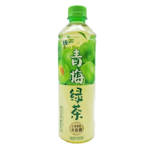 Unif Green Plum Green Tea Drink 500ml 统一青梅绿茶瓶装500ml