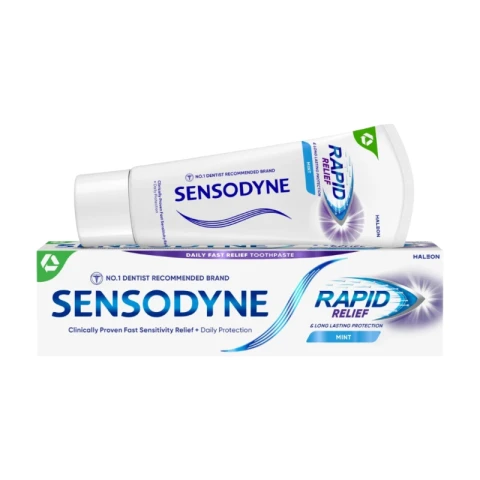 Sensodyne Rapid Relief Original Mint Toothpaste 75ml