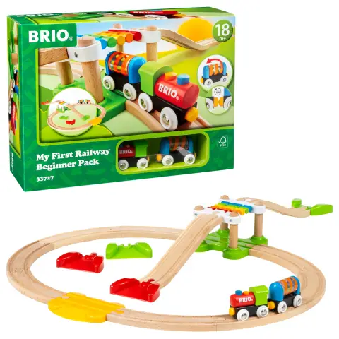 Brio My First Railway Beginner Pack Wooden Train Set