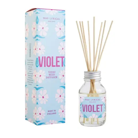 Wax Lyrical Reed Diffuser Pop Florals Violet 100ml