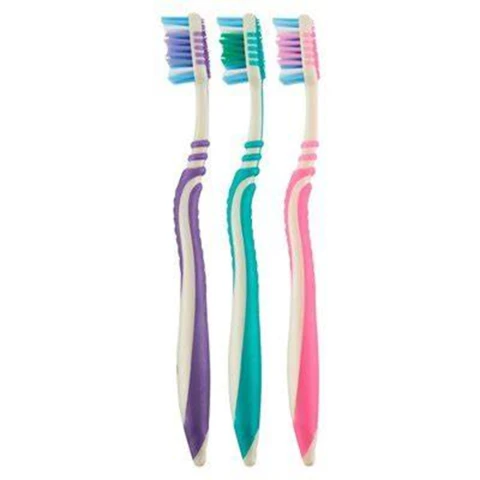Colgate ZigZag Black Medium Manual Toothbrush 3 Pieces