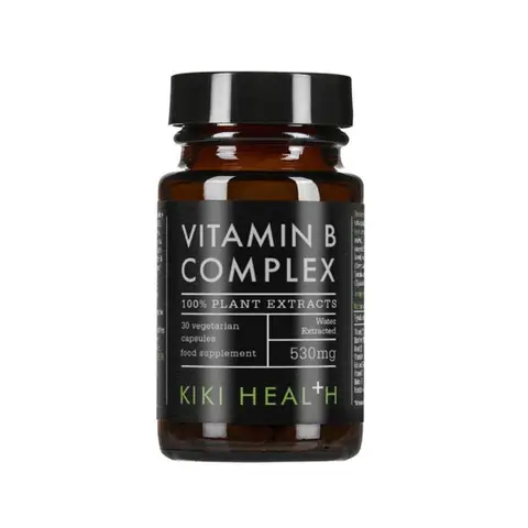 KIKI Health Vitamin B Complex Vegan Energy Support Capsules - 30 Capsules